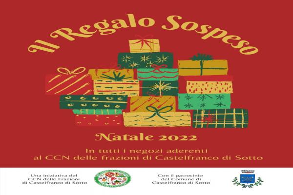 Il “Regalo Sospeso” iniziativa del Centro Commerciale Naturale delle Frazioni per il Natale 2022
